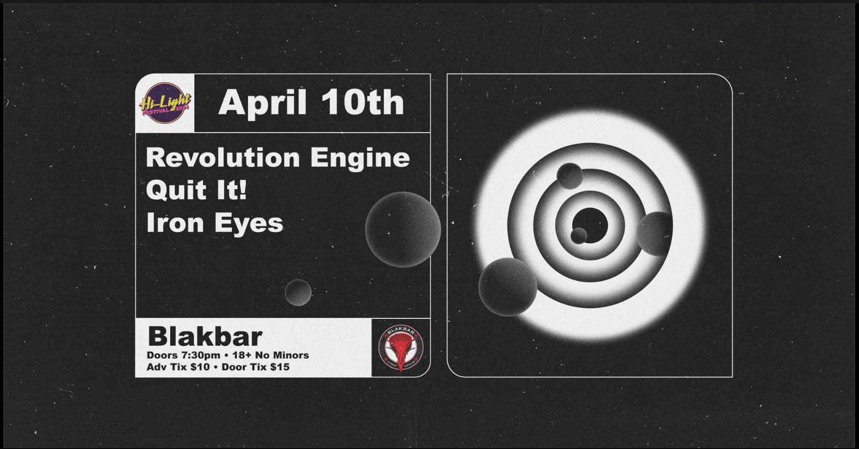 Hi-Light Festival 2024 Revolution Engine Quit It Iron Eyes
